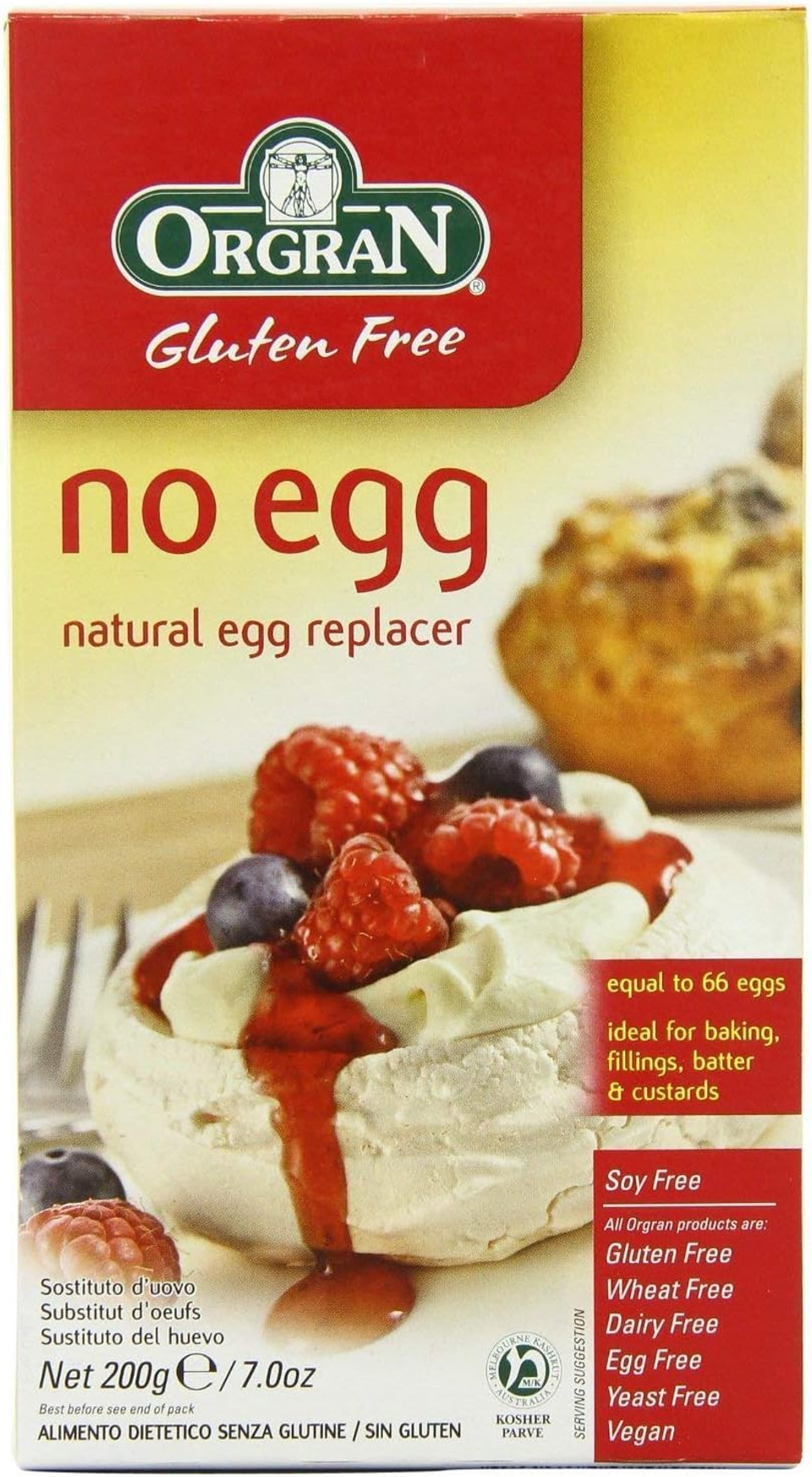 Orgran No Egg, Egg Replacer Mix (200g)