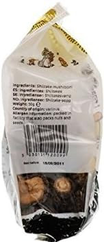 TROPICAL WHOLEFOODS Organic Shiitake Mushrooms 50g (PACK OF 1)