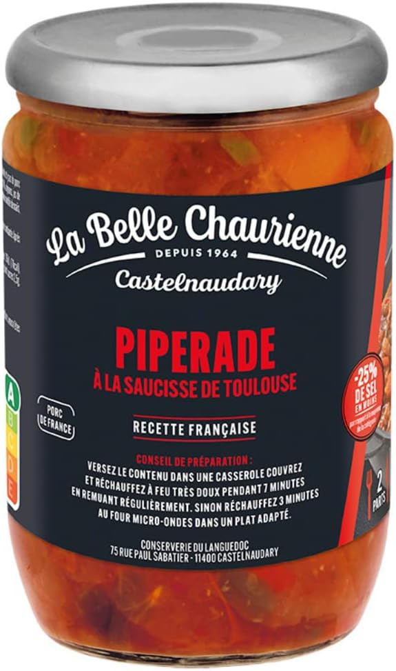 La Belle Chaurienne Piperade with Toulouse Sausages 585g