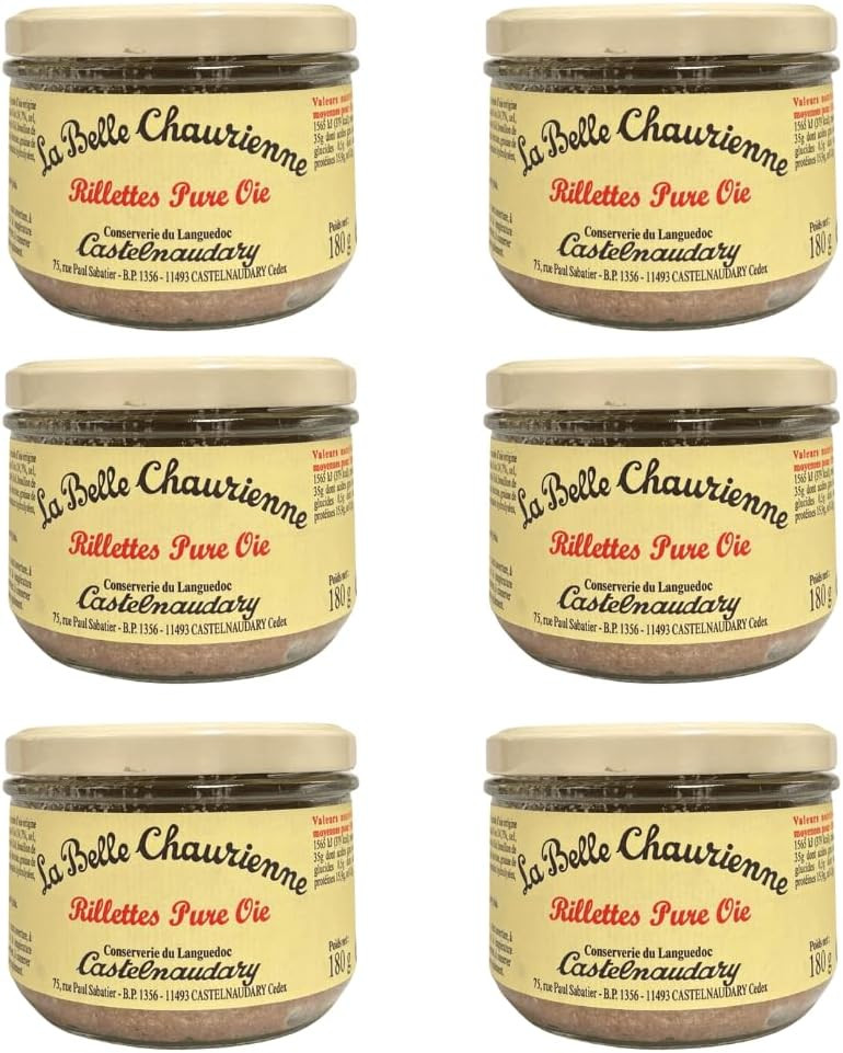 La Belle Chaurienne Goose Rillettes 180g x 6