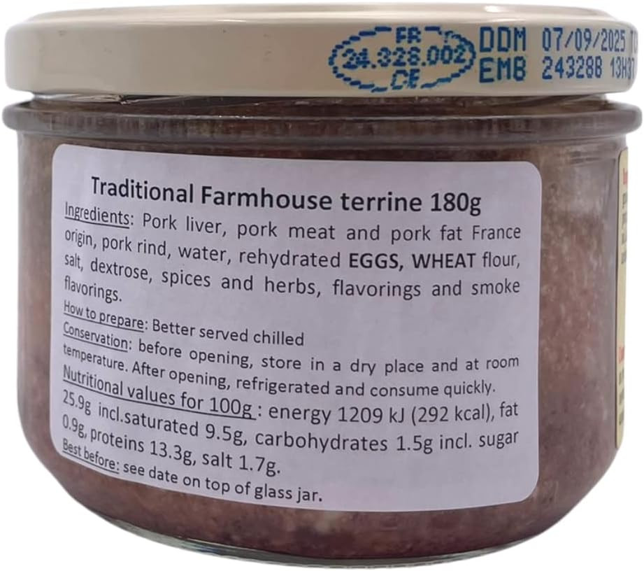 La Belle Chaurienne Farmhouse Terrine 180g x 2