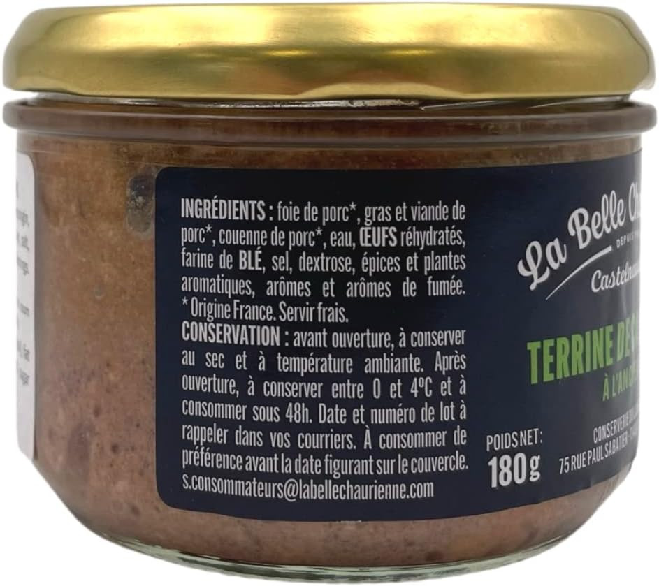 La Belle Chaurienne Farmhouse Terrine 180g x 6