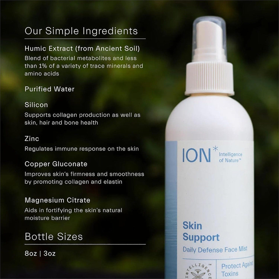Ion* Intelligence Of Nature Skin Support | Skincare For Anti-Aging, Healthy Skin & Hydration To Defend Against Toxins, Reduce Redness, Improve Skin Microbiome (3.4 Oz.) Ion* Intelligence Of Nature Skin Support | Skincare For Anti-Aging, Healthy Skin & Hydration To Defend Against Toxins, Reduce Redness, Improve Skin Microbiome (3.4 Oz.)