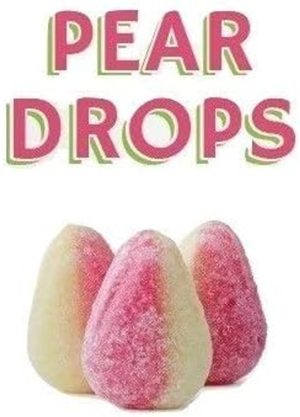 Bondds Pear Drops Bags | Sugar Coated | Boiled Sweets | No Artificial Colour | 130g | (Pack of 6)