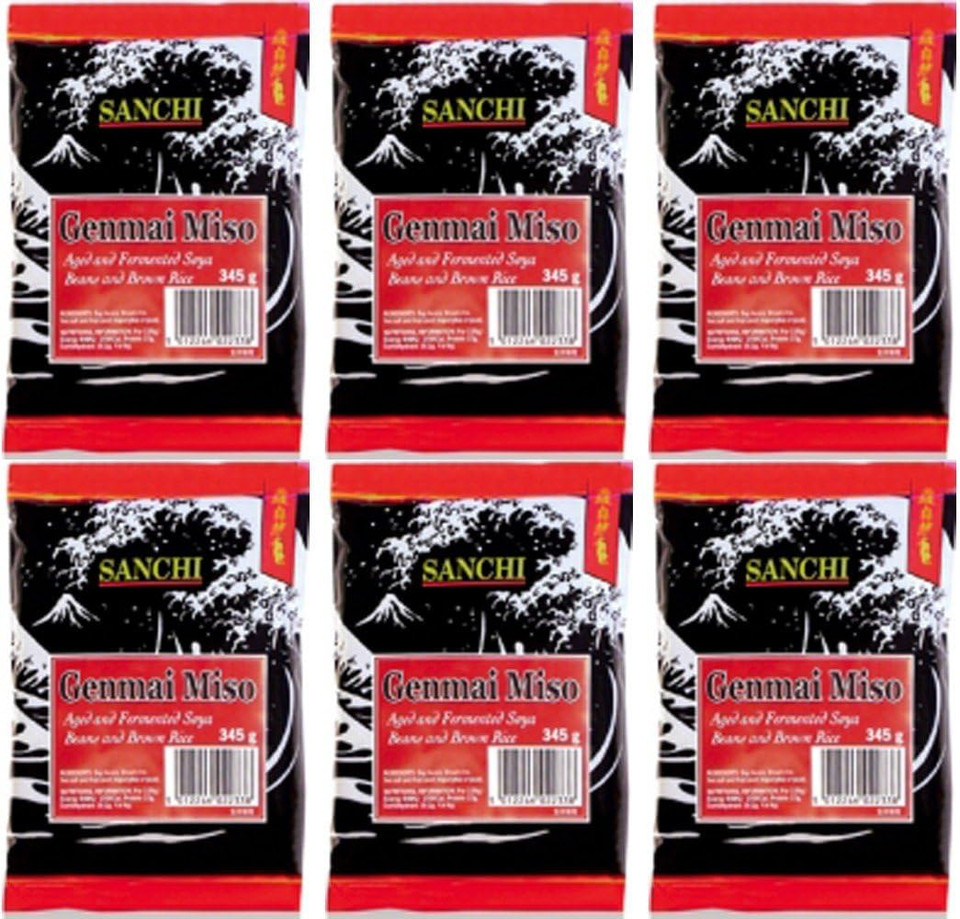 (6 PACK) - Sanchi - Genmai Miso | 345g | 6 PACK BUNDLE