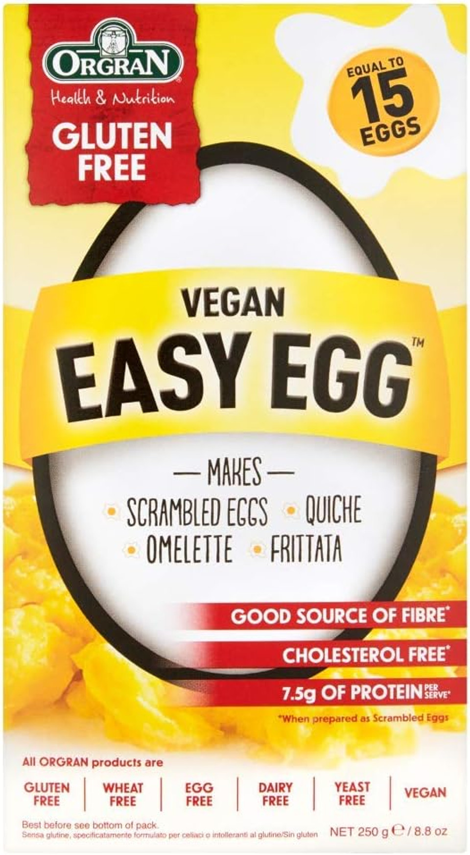 Orgran Vegan Easy Egg, 150 g, Pack of 2