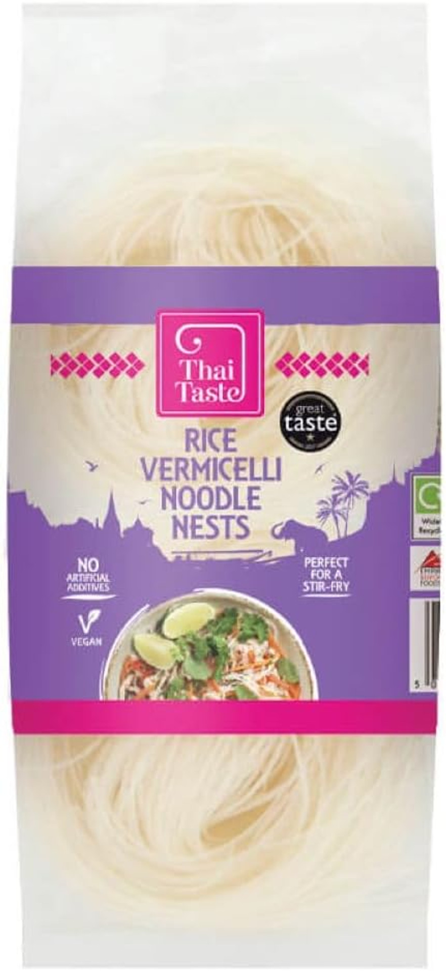 Thai Taste Rice Vermicelli Noodles Nests (200g) - Pack of 2