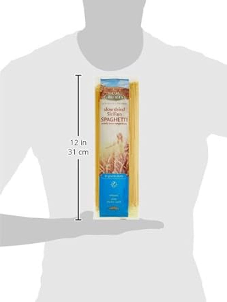 La Bio Idea Organic Whole Wheat Spaghetti 500 g (Pack of 12)