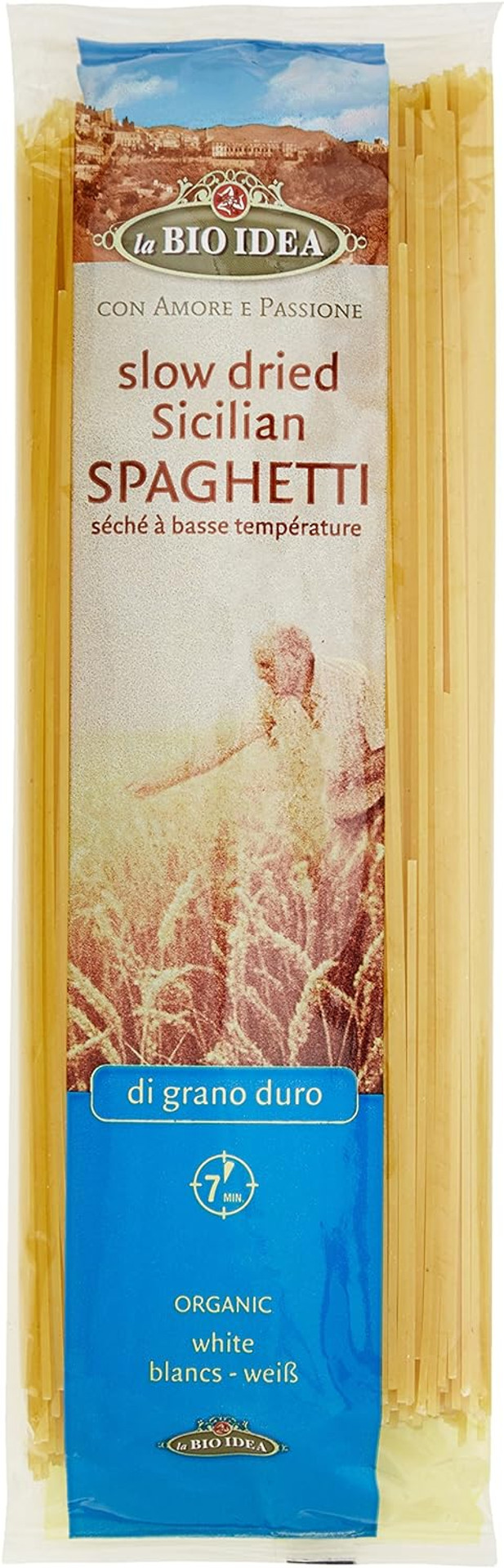 La Bio Idea Organic Whole Wheat Spaghetti 500 g (Pack of 12)