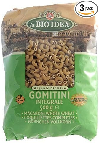 (Pack Of 3) - Whole-Wheat Macaroni (Elbows) | LA BIO IDEA