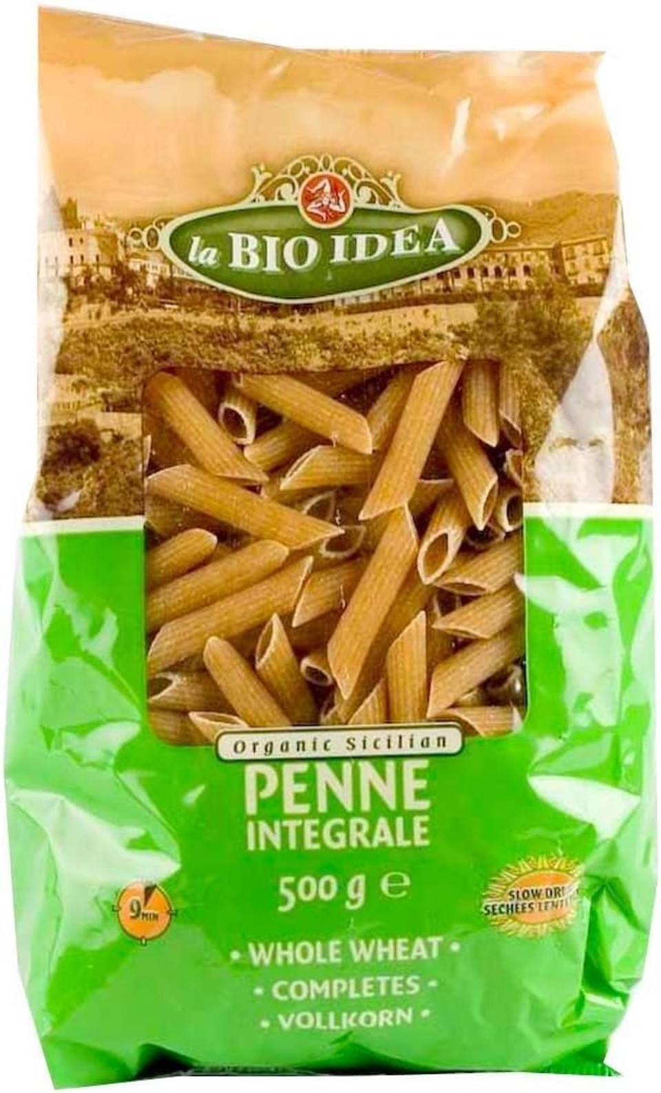 La Bio Idea | Penne (Tubes) - Wholewheat | 12 x 500g (UK)