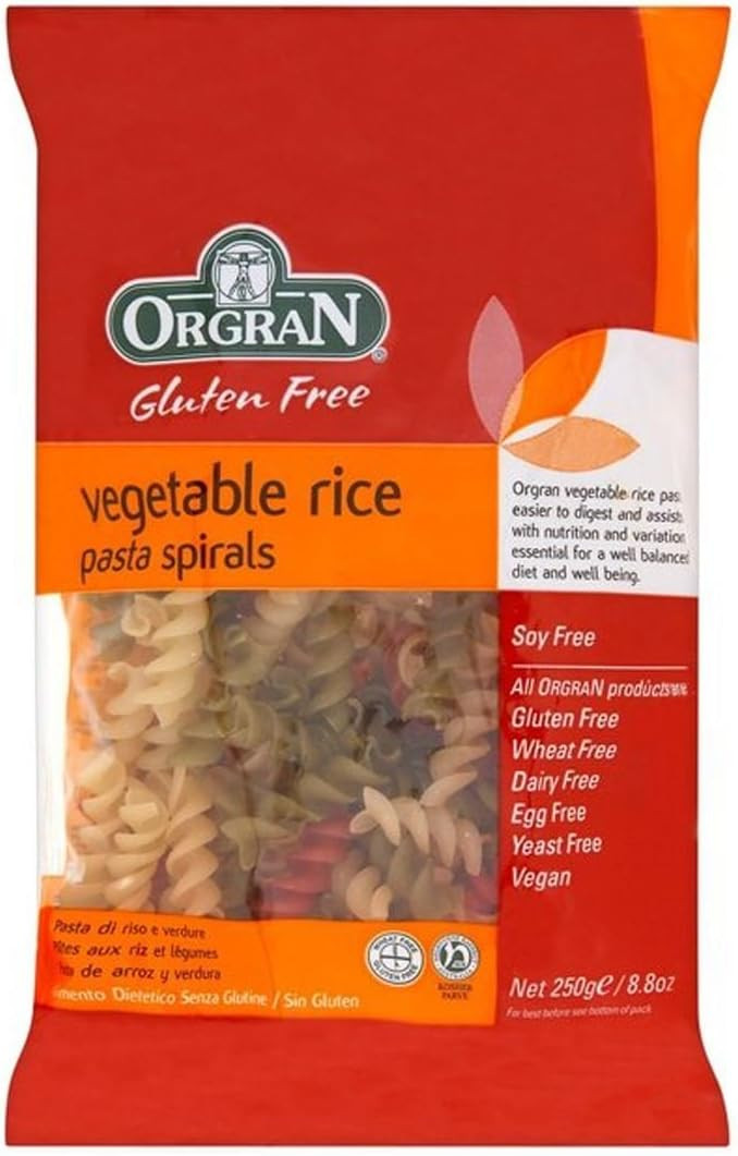 Orgran | Vegetable Rice Spirals | 1 x 250g