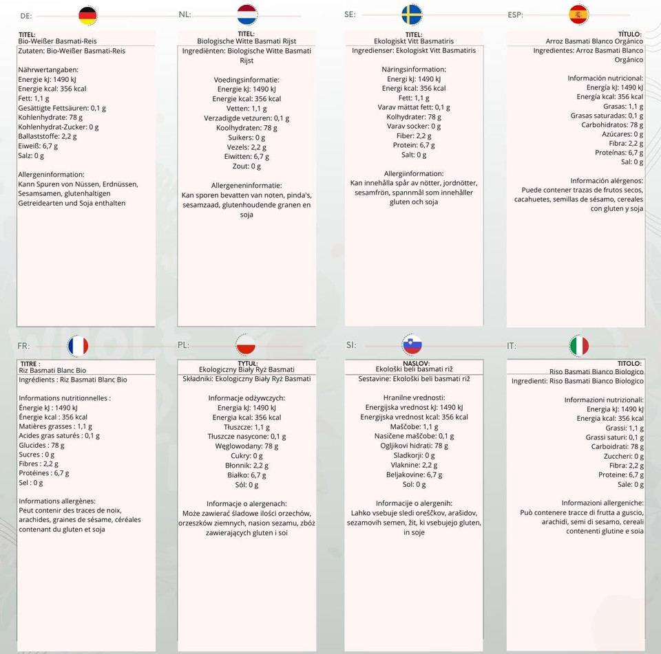 Wholefood Earth Organic White Basmati Rice 3kg Vegan | GMO Free | Certified Organic