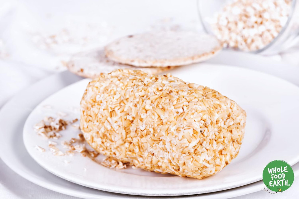 Wholefood Earth Organic Pinhead (Coarse) Oat Meal  2 kg | Stabilised | GMO Free | Vegan | High Fibre | Certified Organic