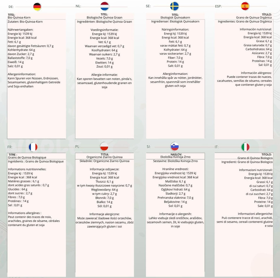 Wholefood Earth Organic Quinoa Grain  3 kg | Raw | GMO Free | Vegan | High Fibre | Certified Organic