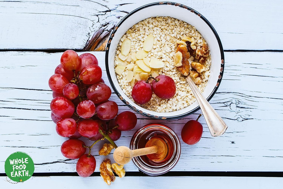 Wholefood Earth Organic Quinoa Flakes  500g | GMO Free | Vegan | Source of Fibre | Certified Organic