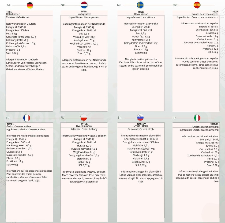 Wholefood Earth Oat Groats 3 kg | GMO Free | Natural | High Fibre