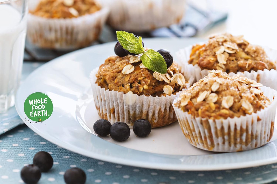 Wholefood Earth Jumbo Oats 500 g | GMO Free | High Fibre