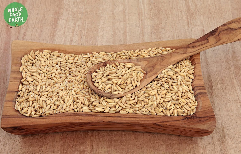 Wholefood Earth Oat Groats 3 kg | GMO Free | Natural | High Fibre (Pack of 2)