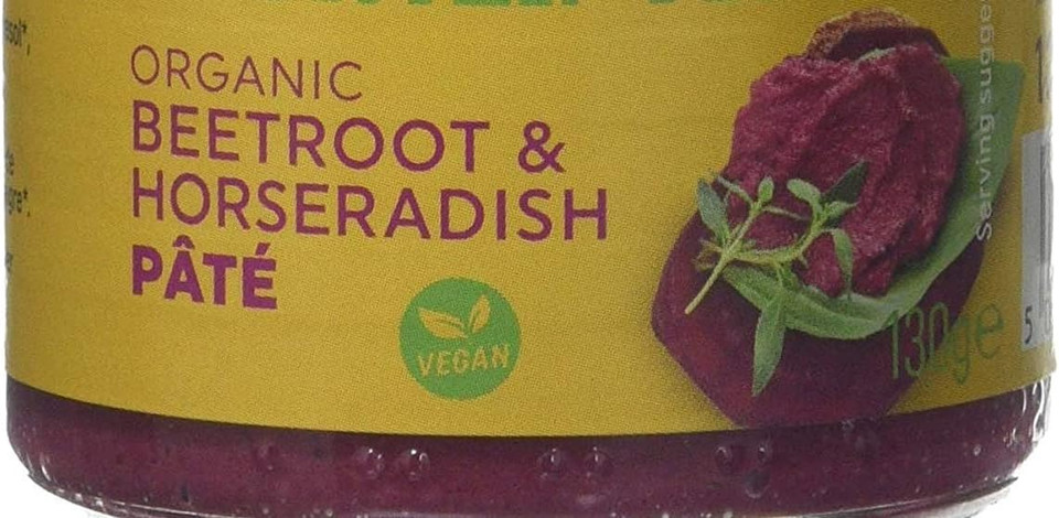 Bonsan Organic Beetroot & Horseradish Pate, 130g
