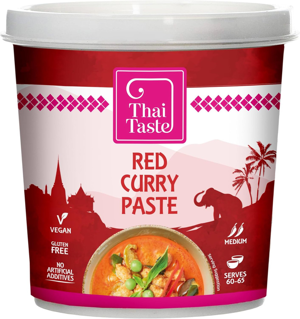 Thai Taste Red Curry Paste, 1 Kg