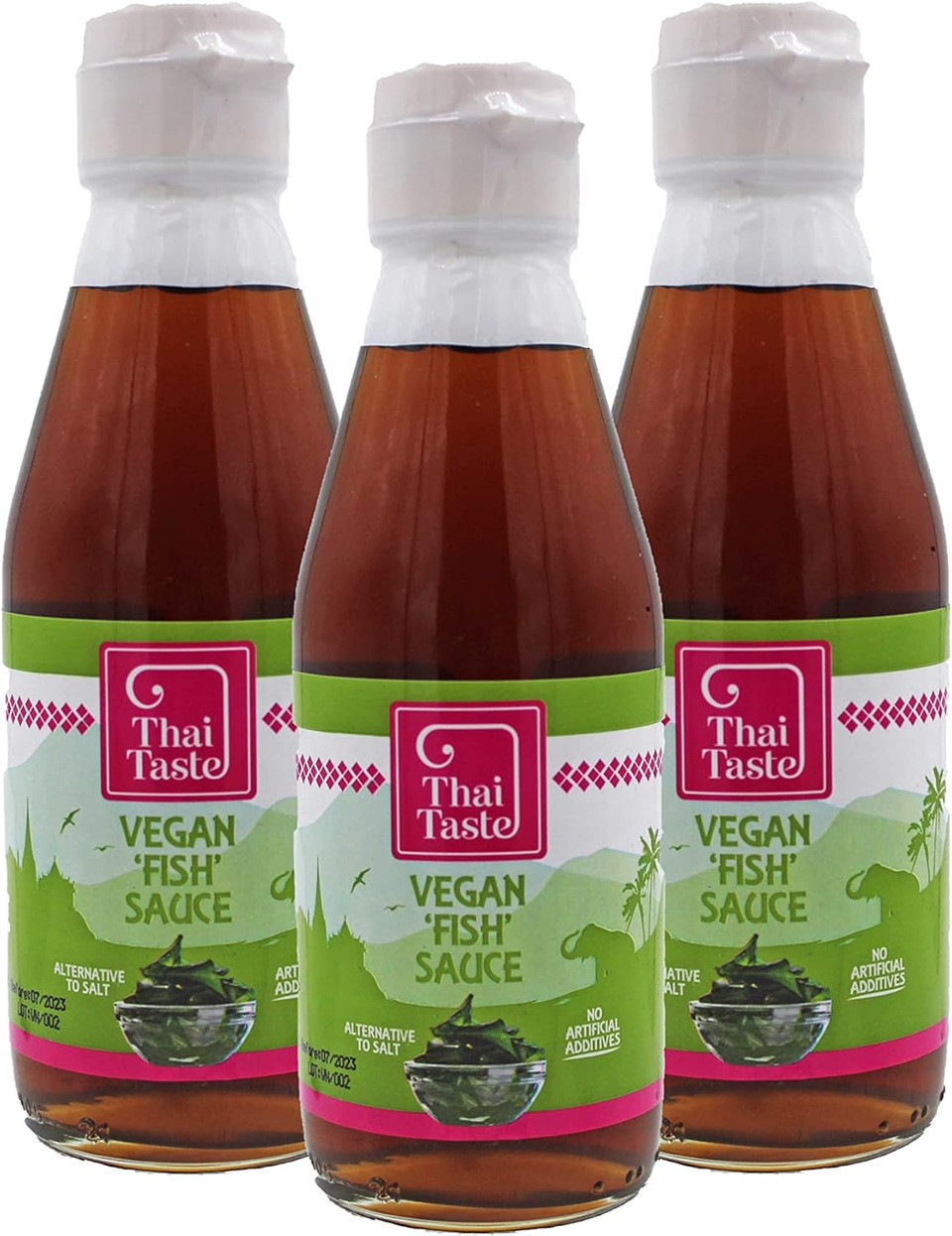 Thai Taste Vegan Fish Sauce 180ml (Nam Pla Jey) - Pack of 2