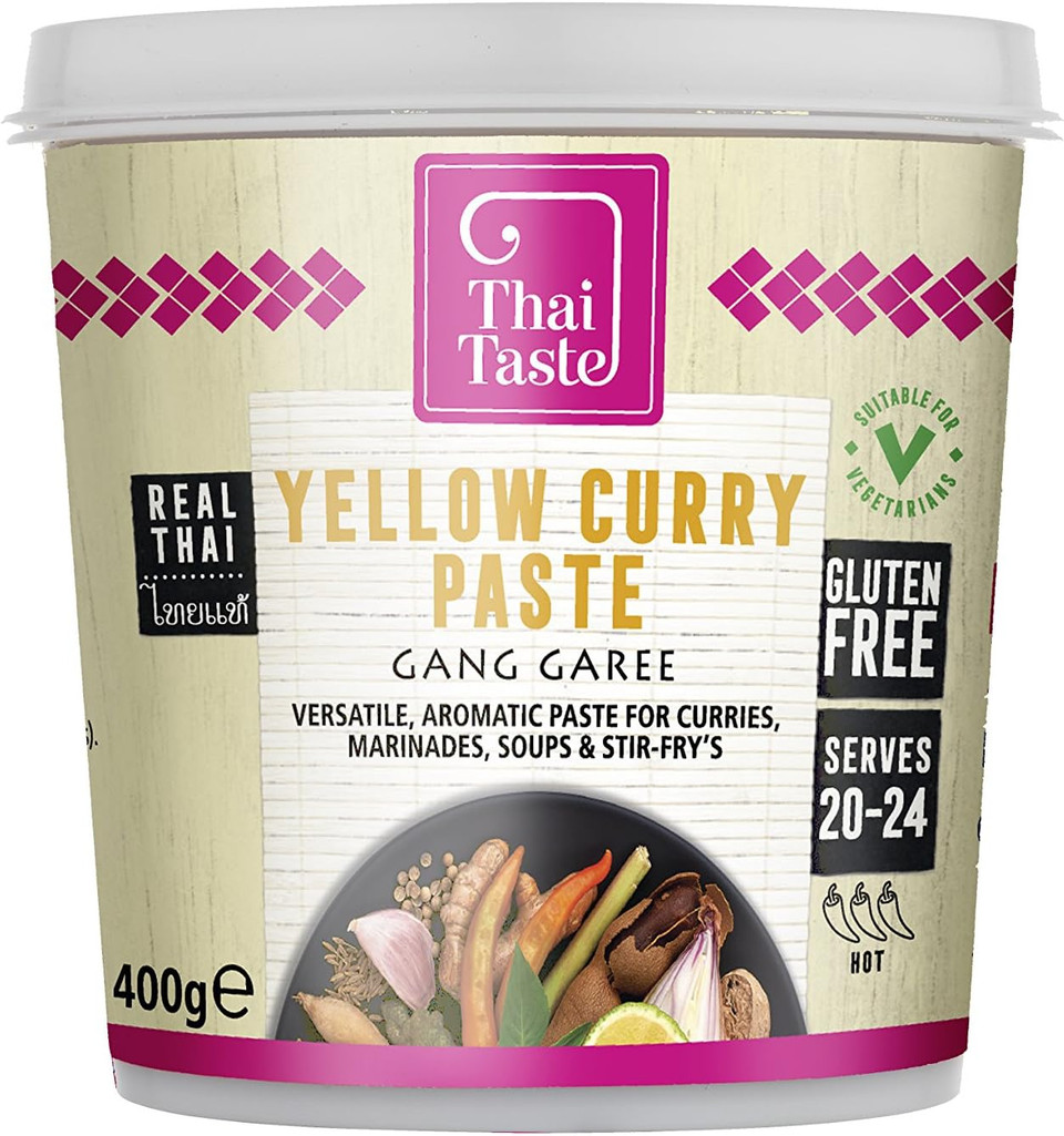 Thai Taste Yellow Curry Paste in Tub 400 g, Pack of 1