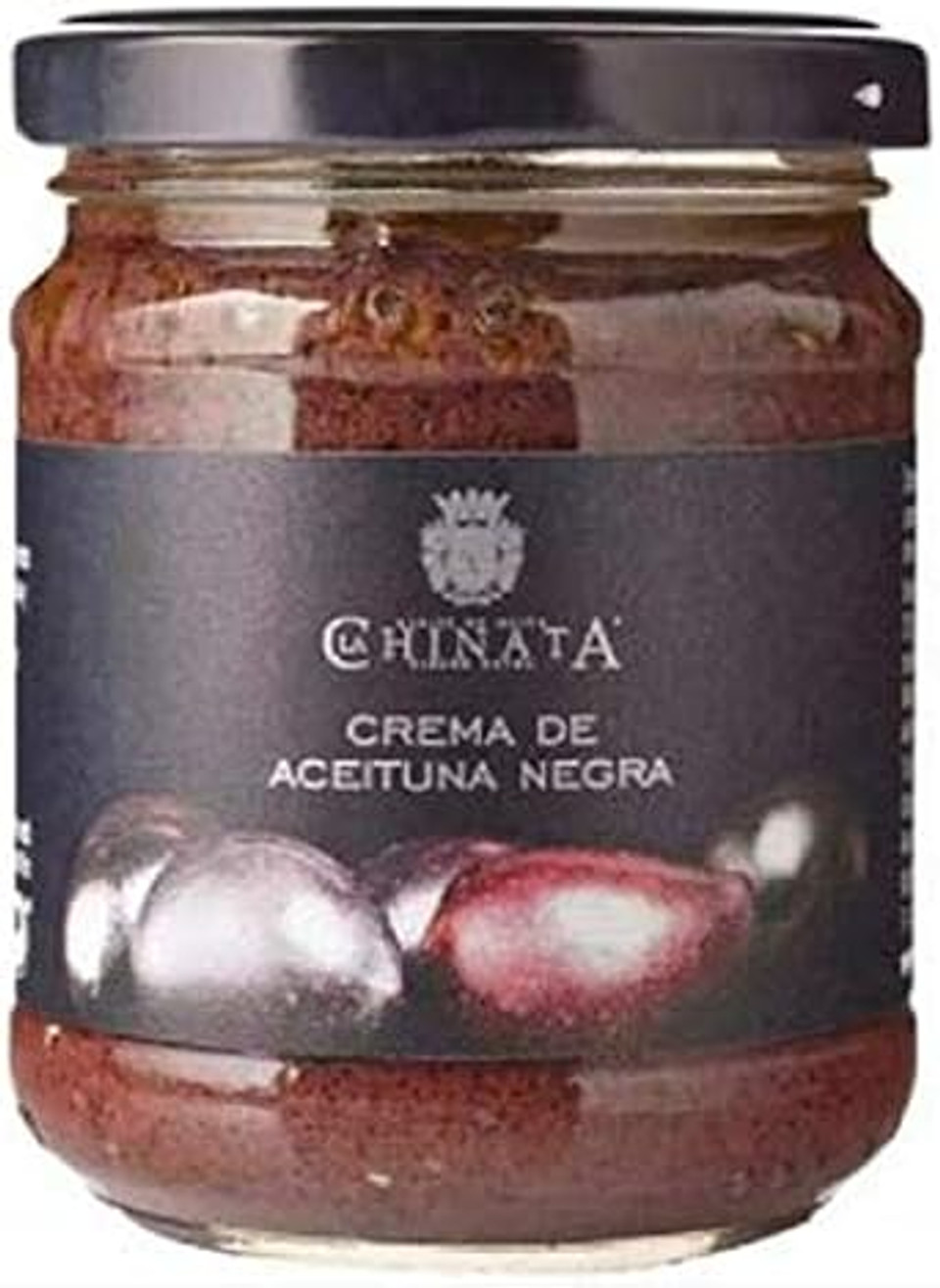 La Chinata Spanish Black Olive Tapenade 180g -is elaborated with a Selection of The Finest raw Ingredients and is Combined with a Quality Extra Virgin Olive Oil