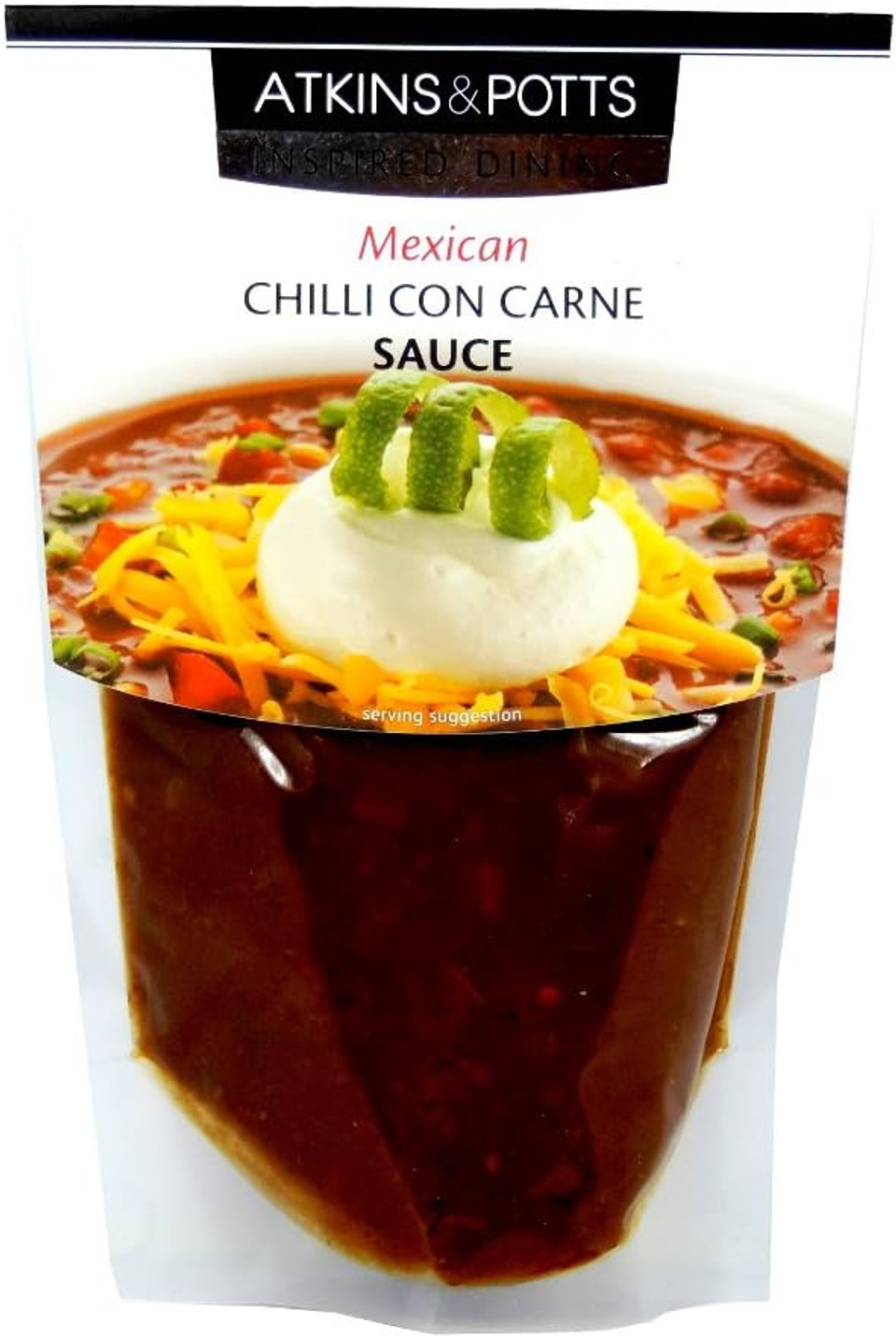 Atkins & Potts - World Sauce - Chilli Con Carne - 350g (Case of 6) Atkins & Potts - World Sauce - Chilli Con Carne - 350g (Case of 6)