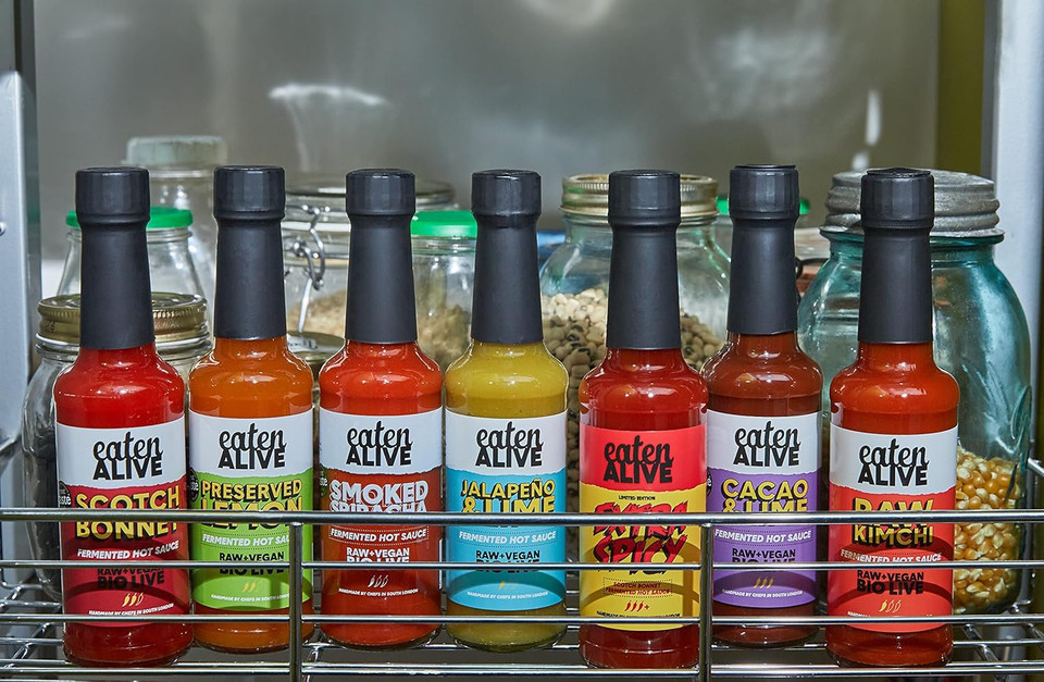 Eaten Alive Award Winning Fermented Hot Sauce - The Complete Collection (7 x 150ml)