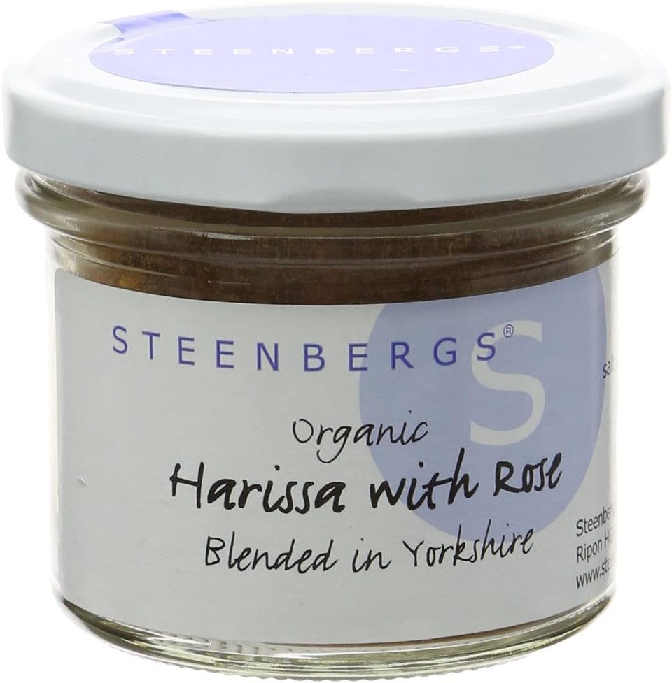 Steenbergs Organic Harissa With Rose Spice Blend Standard - 43g