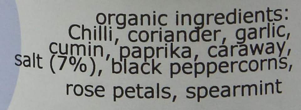 Steenbergs Organic Harissa With Rose Spice Blend Standard - 43g