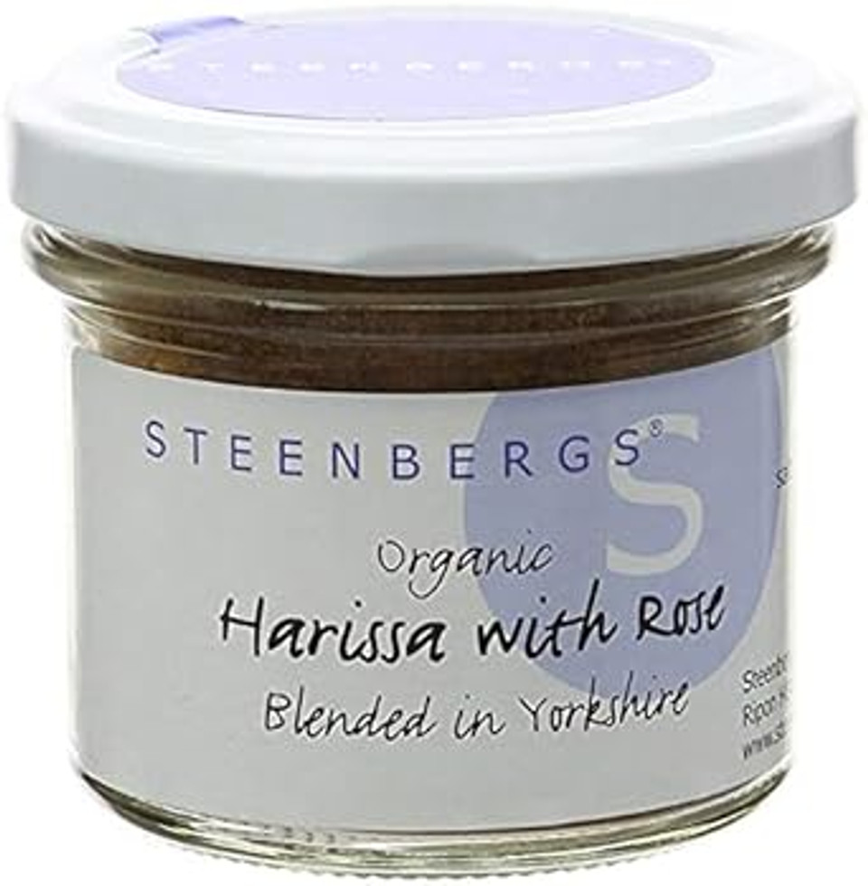 Steenbergs Organic Harissa With Rose Spice Blend Standard - 43g