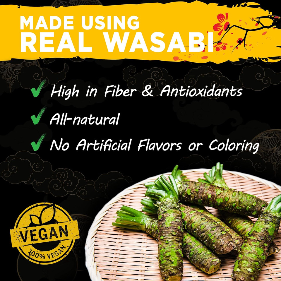 WASABI-O Premium Fusion Mayonnaise Real Wasabi & Ketchup Blend, Ideal for Fish and Chips, Sandwiches, Salads, and Coleslaw | Perfectly Versatile for Sushi, Burgers, Pasta & French Fries - 6oz(170g)