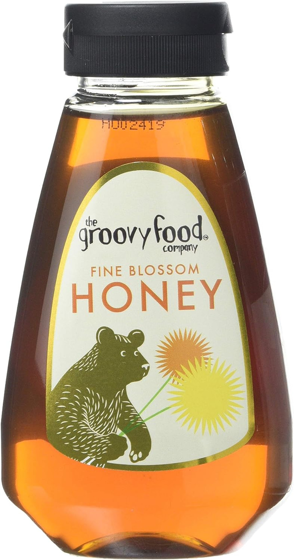 The Groovy Food Company Squeezy Fine Blossom Honey 340 g (Pack of 2)
