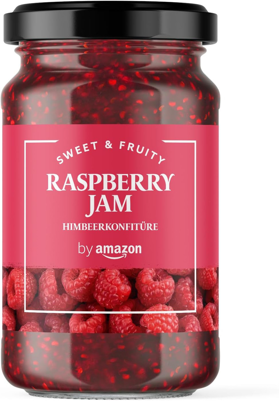 by Amazon Sweet Raspberry Fruit Jam, 454g