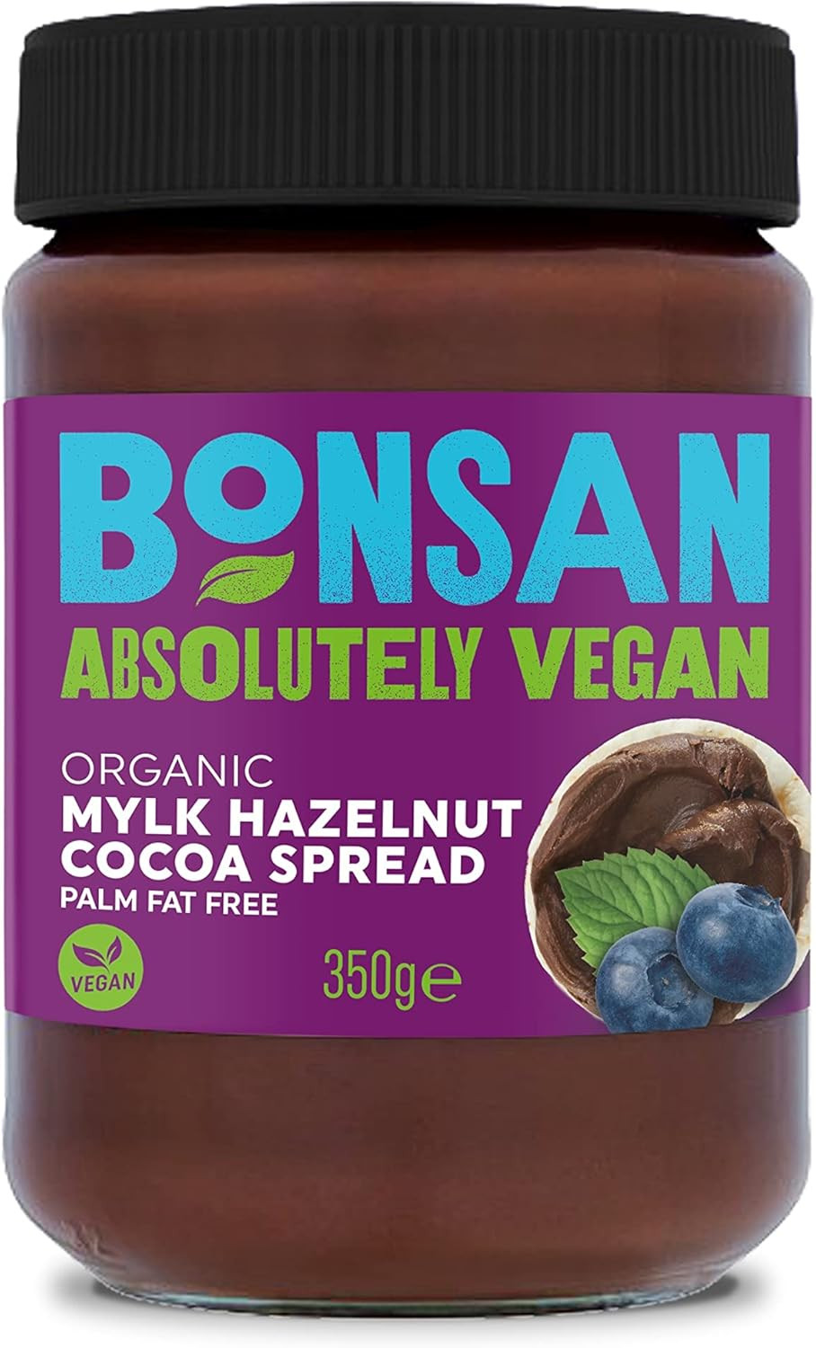 Bonsan Vegan Mylk Hazelnut Cocoa Spread Vegan, 350g