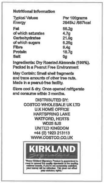 Kirkland Signature Creamy Almond Butter 765gm