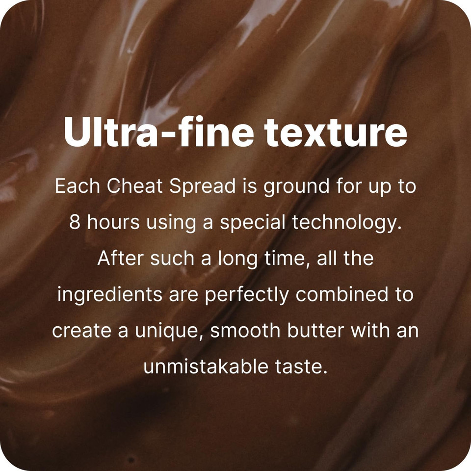 Vilgain Cheat Spread 300 g - 100% natural, high protein, creamy, palm oil free, gluten free, no added sugar, desserts & fitness lifestyle (300g, Chocolate bar with hazelnut cream) Vilgain Cheat Spread 300 g - 100% natural, high protein, creamy, palm oil free, gluten free, no added sugar, desserts & fitness lifestyle (300g, Chocolate bar with hazelnut cream)