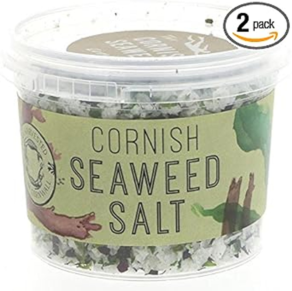 Cornish Seaweed Company | Organic Cornish Seaweed Salt | 2 x 70g