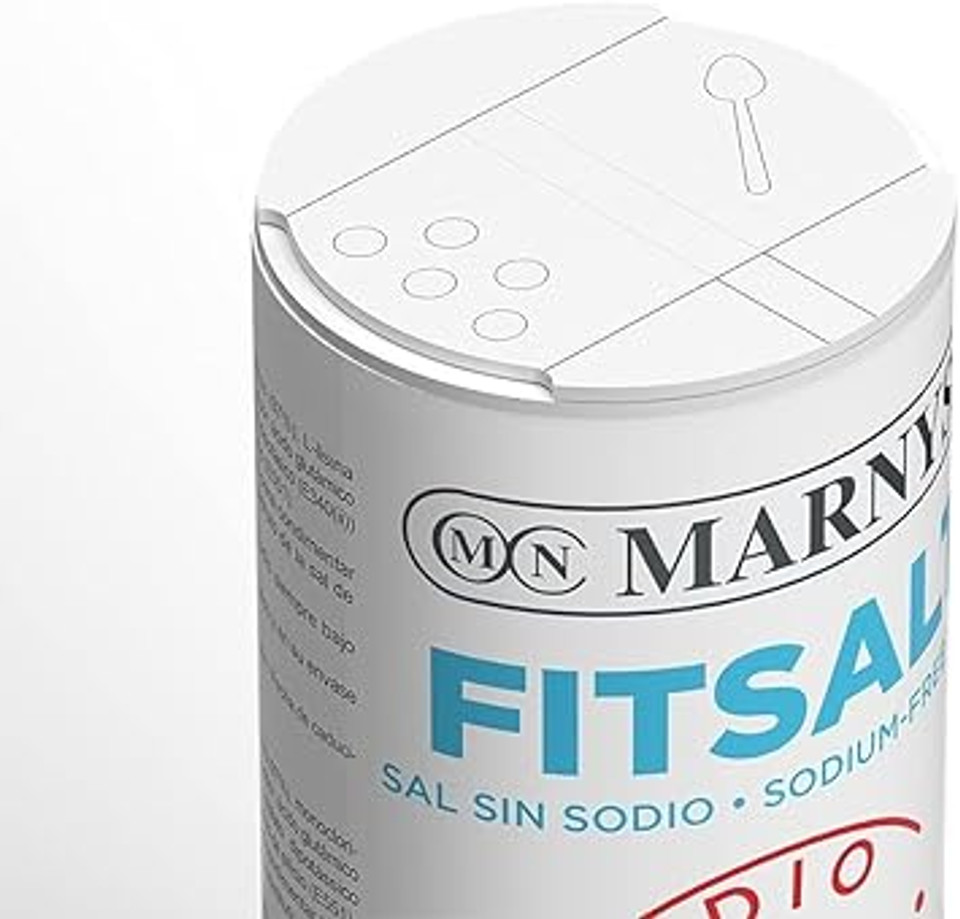 Sodium Free Salt - Fitsalt - 0% Sodium Salt, Ideal for Low Sodium Diets, Helps Your Heart - 250 g Bottle