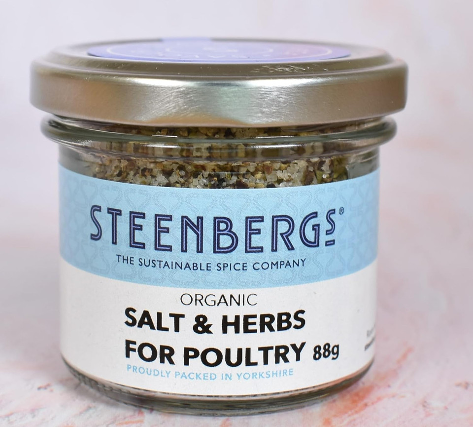 Steenbergs Organic Salt and Herbs for Poultry Standard Jar 88g