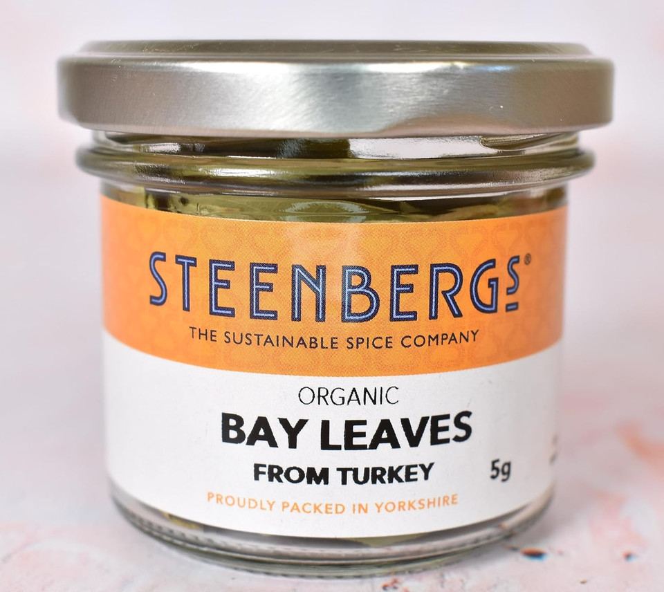 Steenbergs Organic Bay Leaves Dried Standard Jar - 5g