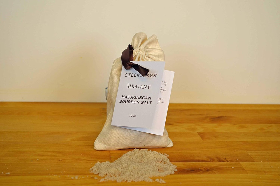 Steenbergs Siratany Madagascan Bourbon Salt - Calico Bag - 100g