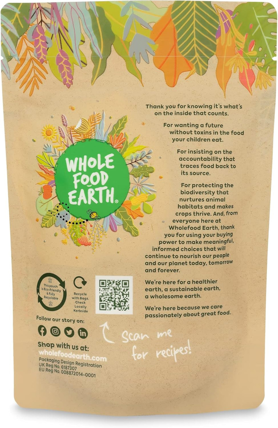 Wholefood Earth Organic Cracked Black Pepper 50 g | GMO Free | Certified Organic