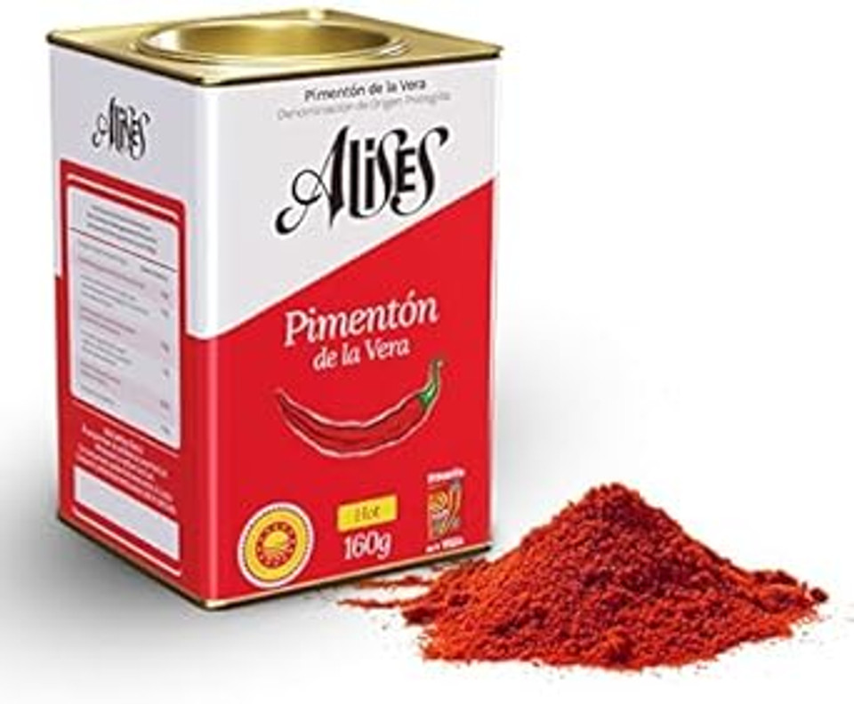 Hot Smoked Paprika Powder 160g - Pimenton de la Vera D.O.P. - Authentic Spanish Paprika Seasoning