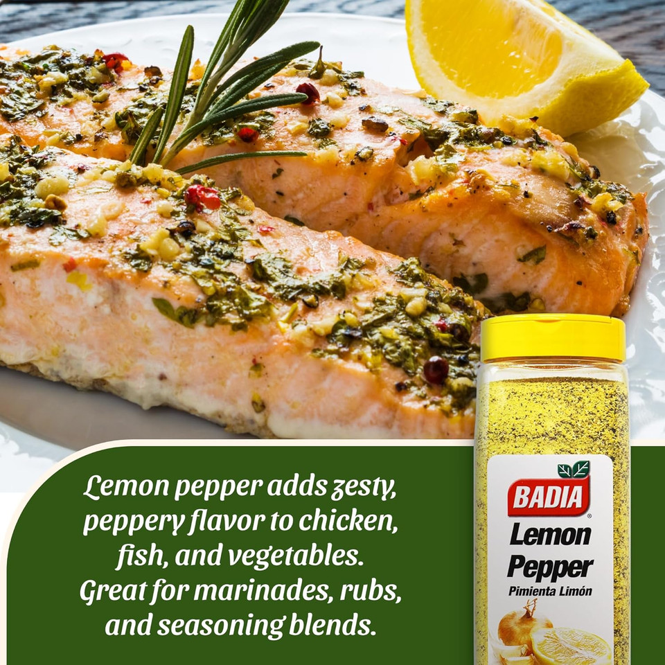 Badia Lemon Pepper Seasoning Catering Size 680.4g