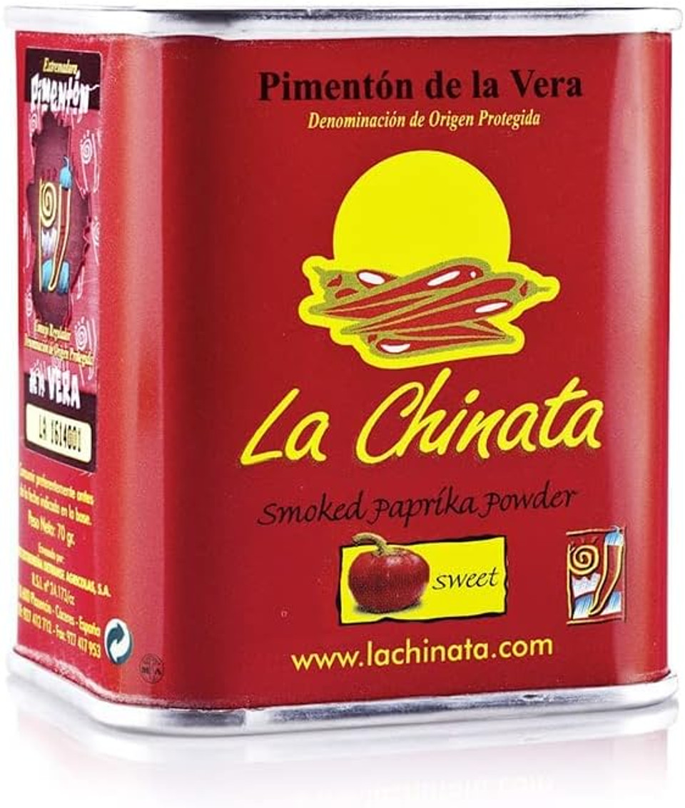 2 x Smoked Paprika (sweet) 70g D.O.P. - La Chinata Pimenton- THE VERY BEST