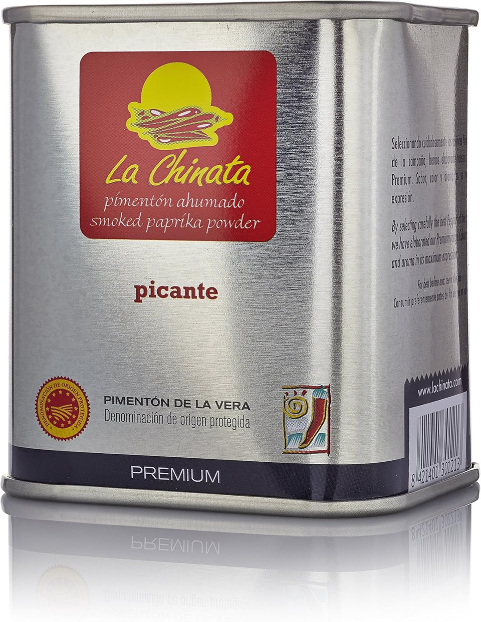 Premium Spicy Smoked Paprika Powder La Chinata 70 Grams (set of 6)