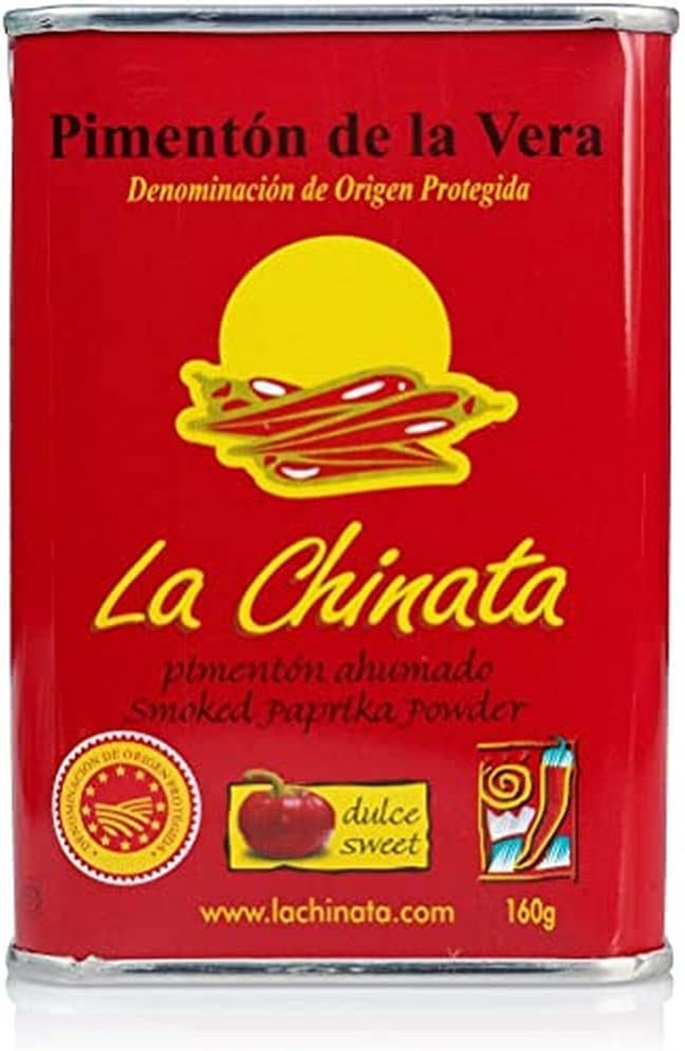 Sweet Smoked Paprika Powder "La Chinata" (160 Grams tin)